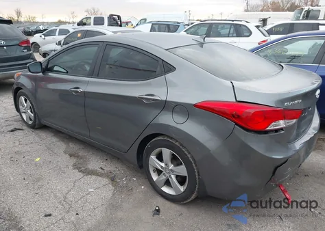 2013 Hyundai Elantra Gls z USA, uszkodzony, nr VIN 5NPDH4AE4DH423992